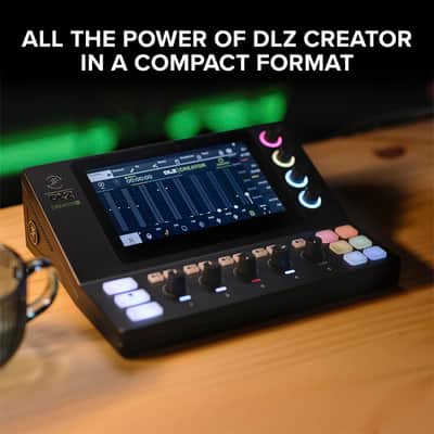Mackie DLZ Creator XS Compact Adaptive Digital Mixer, Bundle with TAPH100 Headphones and 2x XLR Cables image 4