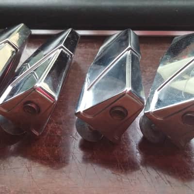 Tama Vintage TRAK Drums SET OF 8 Bass Lugs Tama Made Japan RARE PARTS 80s image 10