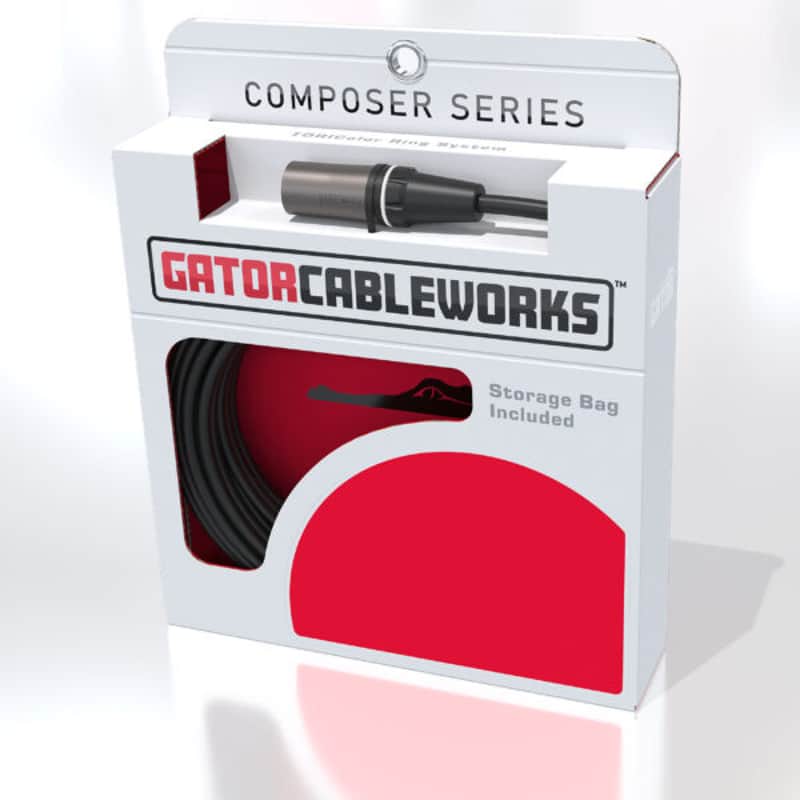 Gator Composer Series 3 Foot XLRMicrophone Cable imagen 1