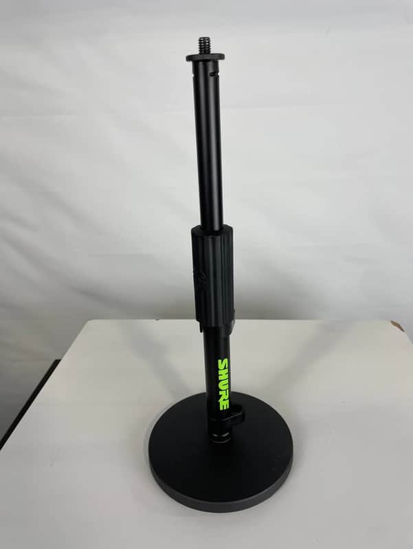 Shure by Gator SH-DESKTOP1 Round Base Desktop Microphone Stand, Black image 1