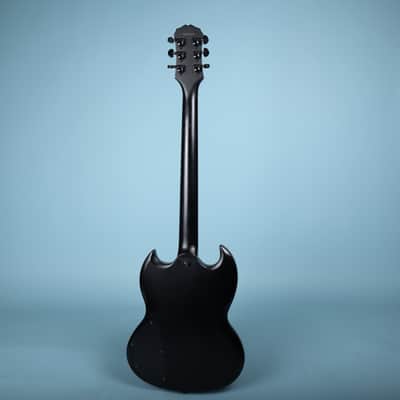 2004 Epiphone SG Goth Black Electric Guitar image 15