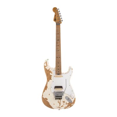 Charvel Henrik Danhage Limited Edition Signature Pro-Mod So-Cal Style 1 HS FR M Electric Guitar (White Relic) image 1