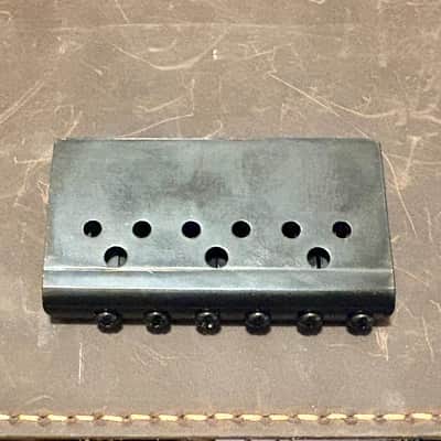Fender Jim Root Jazzmaster Bridge Assembly - Black - No Trem - Hardtail image 2