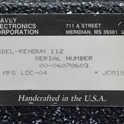 Peavey Renown 112 Solo Series W/ Footswitch image 10
