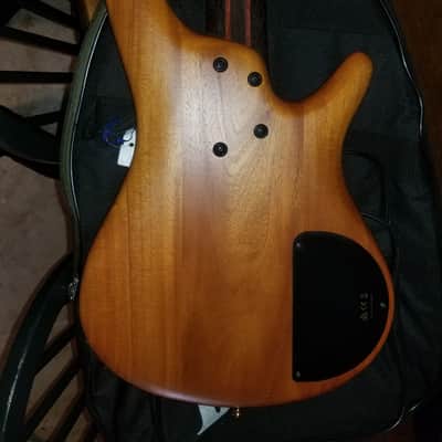Ibanez SR1200E-VNF Premium 5-String Bass Left Handed 2010s Vintage Natural Flat image 6