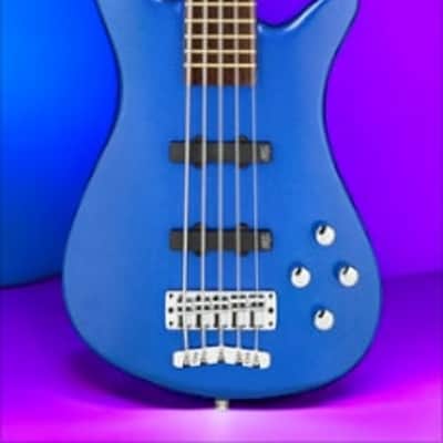 Warwick RockBass Streamer LX 5-String Blue Metallic High Polish image 3