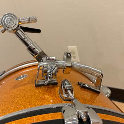 Gretsch Brooklyn Series 14x20 Bass Drum in Gold Sparkle Nitron w/ DW Cymbal Holder Attachment & DW Rail Mount Tom Holder (Rm 4) image 5