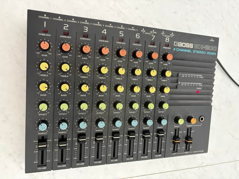 Boss BX-800 8-Channel Stereo Mixer 1980s - Black image 1