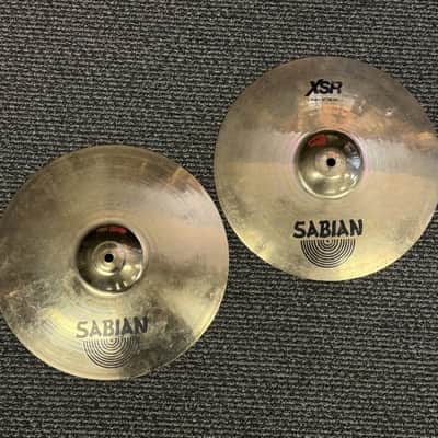 Used Sabian XSR 14" Hi Hat Cymbals image 1
