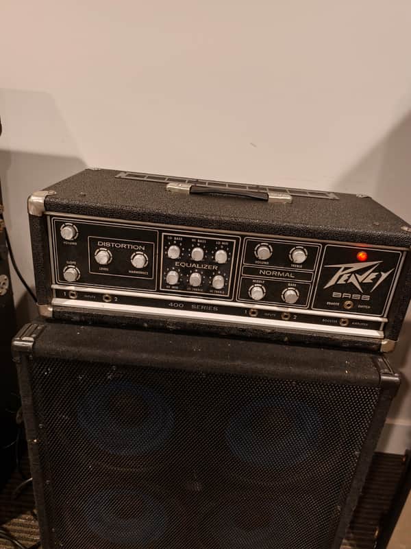 Peavey 400 Series Bass Head 1970s - Black