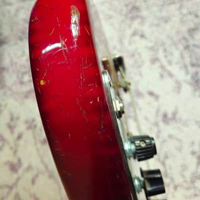 Fender Jazz Bass 1991 - Photo Flame. Made In Japan image 10