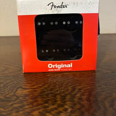 *NOS* Fender 099-2123-000 Original Jazz Bass Pickup Set 2010s - Black image 1