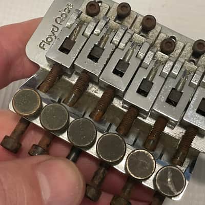 1986-87 Era Original Floyd Rose Made in Germany Chrome Tremolo Bridge Vibrato Kramer Model Guitar image 15