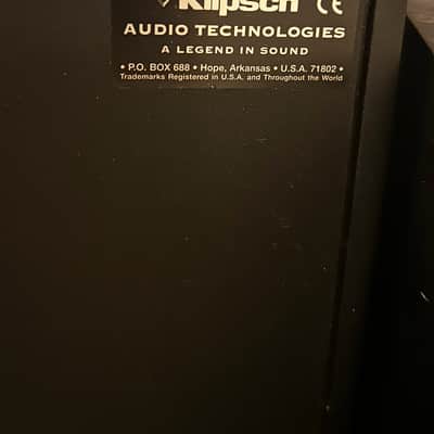 Klipsch KLF10 1995ish - Black Satin image 2