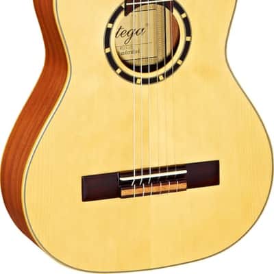 Ortega Guitars R121-1/2 Family Series 1/2 Body Size Nylon 6-String Guitar image 1