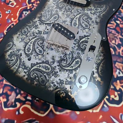 *NEW IN BOX* 2025 Fender Japan Limited Edition Telecaster Black Paisley - MIJ JD25 - low tariffs image 3