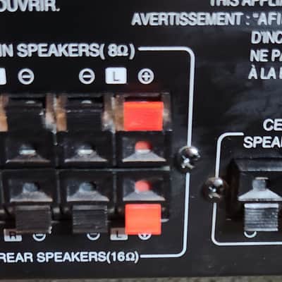 RCA RCA RV-9978A is a vintage home theater stereo receiver 90s  - Black image 7