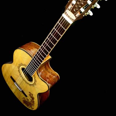 Blueberry Guitar Classical Nylon String 2023 - Hand Carved & Handmade image 4