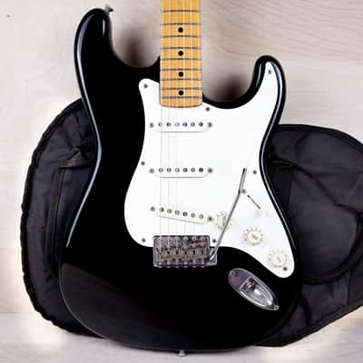 Fender ST57-70 Stratocaster '57 Reissue MIJ 1993 Black USA Vintage Pickups Made in Japan Fujigen w/ Bag image 1