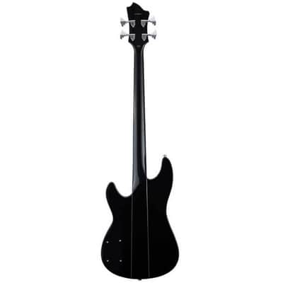 Hagstrom Super Swede Abba Rutger Gunnarsson Black Gloss Electric Bass Guitar image 2