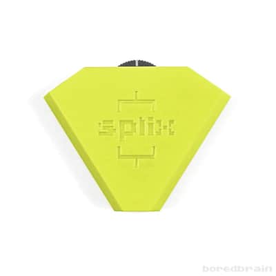 Boredbrain Music Splix Eurorack Inline Mult & Attenuator (Nuclear Yellow) image 2