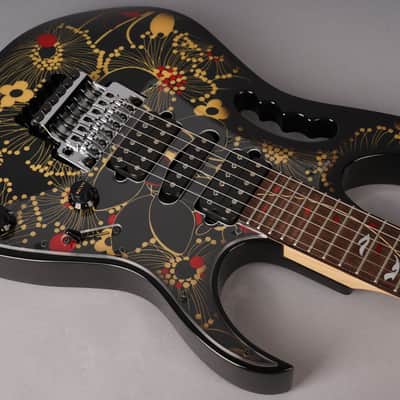 Ibanez JEM77-FP2 Steve Vai Signature - 2016 - Black Floral w/OHSC, Tags image 15