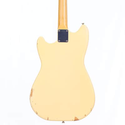Fender Musicmaster with Rosewood Fretboard 1963 - Olympic White - Great Pre-CBS Electric Guitar - check video! image 5