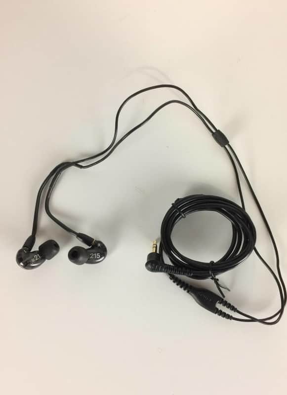 Shure SE215 Single Driver In-Ear Monitors, Black image 1