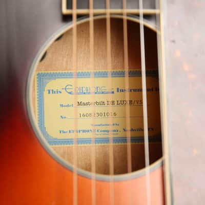 Epiphone Masterbilt Deluxe - Vintage Sunburst - 2nd Hand image 14