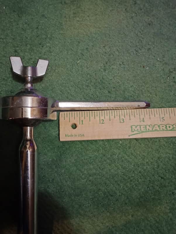 Yamaha (Older MIJ) Long Ball Arm, Short Base Clamp/Mount Chrome image 1
