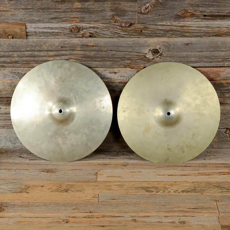 Paiste 15" Ludwig Standard Hi-Hat Cymbals (Pair) 1965 - 1975 image 1
