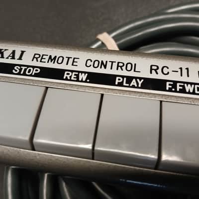 Akai RC-11 Remote Control! Like New! Vintage! RC-11 1970s - Grey/red image 5
