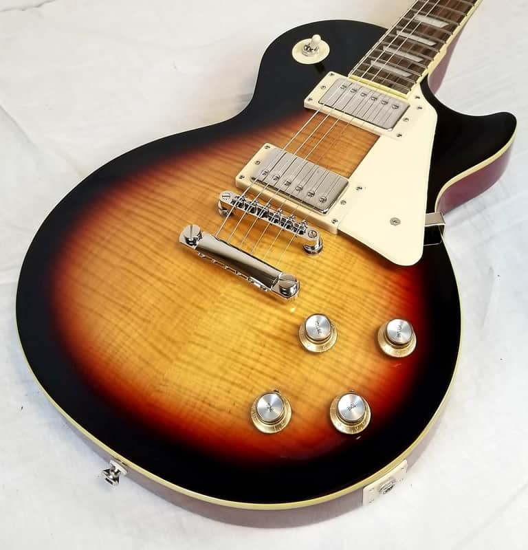 Epiphone Les Paul Standard 60s, AA Flame Maple Top, Bourbon Burst image 1