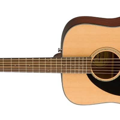 Fender CD-60S Left Hand Acoustic Guitar Walnut FB, Natural image 2