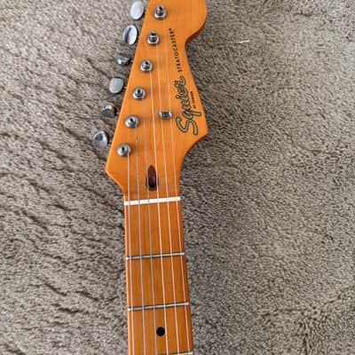 Squier 40th Anniversary Vintage Edition Stratocaster 2022 - Present - Satin Sea Foam Green image 2