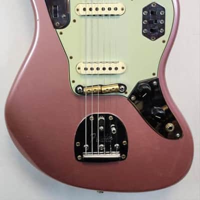 Fender Custom Shop 1964 Jaguar Journeyman Relic, AAA Rosewood FB, Faded Aged Burgundy Mist Metallic, w/HSC image 6