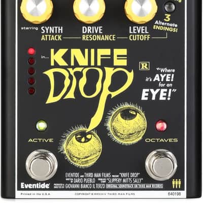 Eventide Knife Drop Suboctave Fuzz Synth Pedal image 2