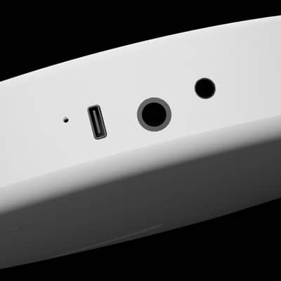 Nova Go Sonic: Carbon Fiber Smart Electric Guitar in White Finish image 6