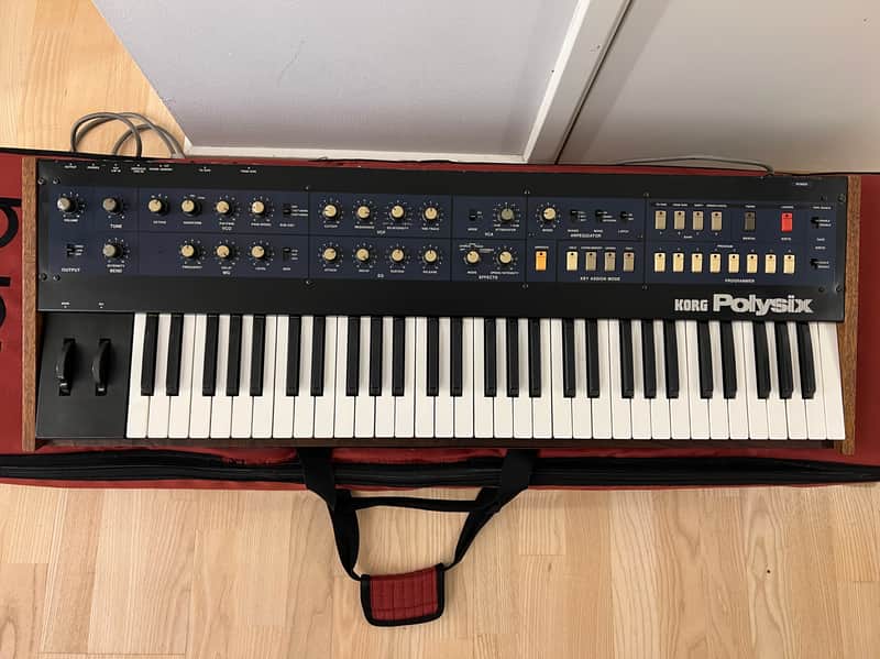 Korg PolySix 1980s - Navy Blue image 1