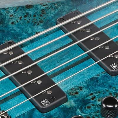Ibanez BTB946 COL 6 String Electric Bass. Cosmic Blue Low Gloss image 14