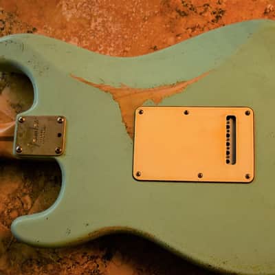 Fender Stratocaster Relic American Nitro Surf Green Custom Shop Fat 50's image 10