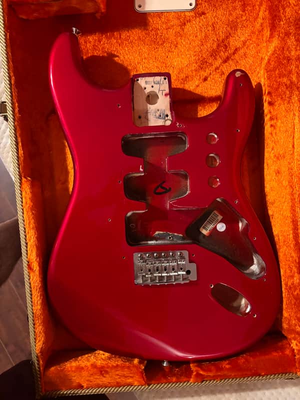 Fender Standard Stratocaster Body 2009 - 2017 - Candy Apple Red image 1
