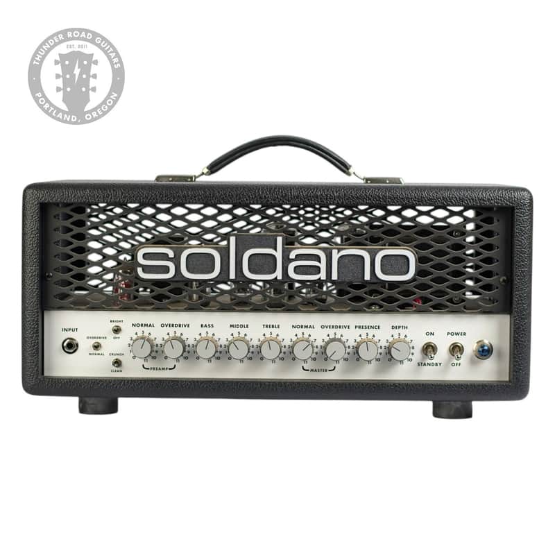 Used Soldano SLO-30 Amplifier Head Black Tolex image 1