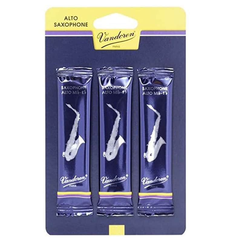 Vandoren Alto Sax Traditional Reeds Strength 3, 3 Pack image 1