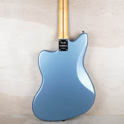Fender 2026 Collection Hybrid II Jazzmaster Satin Metallic 2026 Matte Aero Blue Japan MIJ w/ Gig Bag, Case Candy image 4