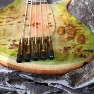 GB Liuteria Boutique Sensus bass 5 string tribal edition image 18