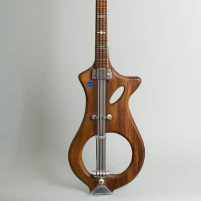 Wandre  Rock Basso Solid Body Electric Bass Guitar (1961), black tolex hard shell case. image 1
