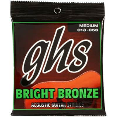 GHS Bright Bronze Med 13-56 Acoustic Guitar Strings image 2