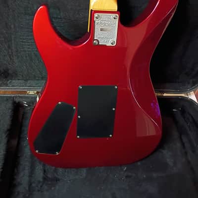 Kramer focus 6000 guitar Cherry Red 1986 Seymour Duncan pick ups Floyd Rose Tremolo image 9