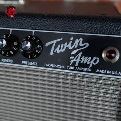 Fender 90's Twin Reissue - "The Evil Twin" 1994 Black - Recased image 10
